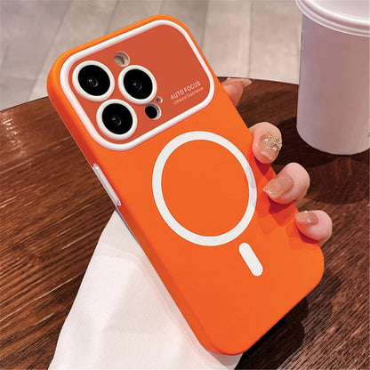 🌟Candy Color Silicone Wireless Charging Phone Case with Big lens window🌟