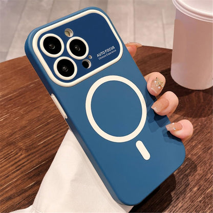 🌟Candy Color Silicone Wireless Charging Phone Case with Big lens window🌟