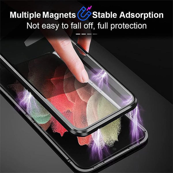 🌟Magnetic Tempered Glass Double Sided Phone Case Magnetic Tempered Glass Double Sided Phone Case Ultimate protection highlights premium🌟